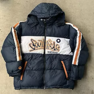 Vintage 90s Y2K SouthPole South Pole Puffer Jacket Large Rare Graffiti - Picture 1 of 5