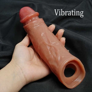 Penis Cock Ring Vibrator G-spot Dildo Massager Sex Toys For Women Men Couples - Picture 1 of 12