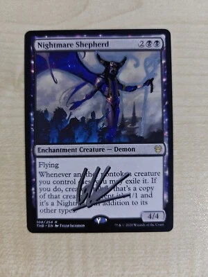 MTG Nightmare Shepherd Signed Altered Tyler Jacobson - Image 1 of 2