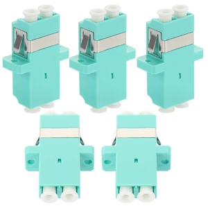 5 PCS Ethernet Cables Fiber Optic Adapter Fiber Optic Multimode Box Connectors - Afbeelding 1 van 12