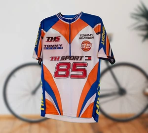 Vintage 1990s Tommy Hilfiger Cycling Jersey - Picture 1 of 2