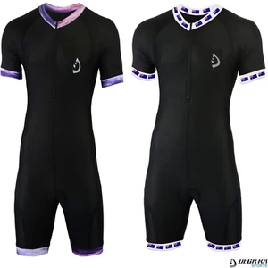Cycling Padded Suit for Men One Piece Bicycle Top+Short Biking MTB Jersey Tights - Picture 1 of 5