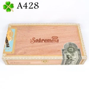 Caja de cigarros de madera vacía Sobremesa Robusto Largo 11,5" x 6,25" x 1,75" A428 - Imagen 1 de 10