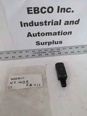 Wellshin R-Wireable 10A 250V Power Connector New WS-003B - Image 1 of 4