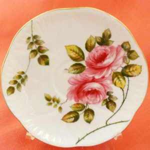 RAMBLER ROSE by Shelley Tea Saucer 5.6" NEW NEVER USED made in England   - Picture 1 of 2