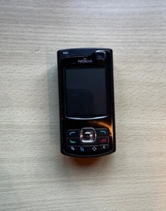 Nokia N80 Pearl Black Mobile Phone - Retro Gadget - Picture 1 of 3