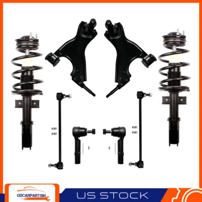 Fits Chevy Traverse GMC Acadia Enclave Struts Lower Control Arms Tie Rod Front Foto 1 de 4