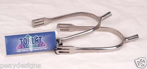 Toklat Prince of Wales Herren Englisch Edelstahl Sporen 1" Hals 88-1801 Pferd - Bild 1 von 2