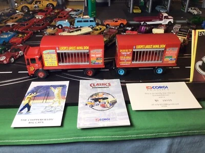 Corgi Classics AEC Cage Truck and Trailer Die Cast 1:50 Chipperfields Circus - Image 1 of 4