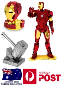 Iron Man/ Thor Hammer Metal 3D Laser Cut DIY Avenger Model Puzzle Kit - Picture 1 of 7