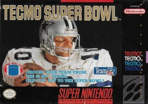 Tecmo Super Bowl (Super Nintendo SNES) Cartridge Only Clean Tested and Working! - Picture 1 of 2