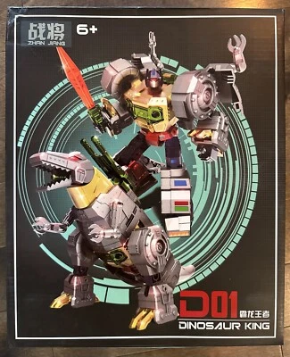 Zhan Jiang Transformer Masterpiece D01 Dinosaur King REXIMUS PRIME/GRIMLOCK - Image 1 of 3