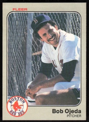 1983 Fleer #190 Bob Ojeda   - FREE SHIPPING - Image 1 of 2