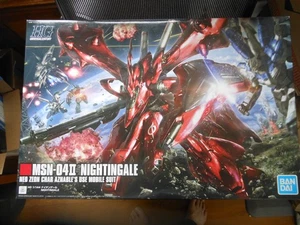 Neu Bandai MSN-04II Nachtigall Neo Zeon Char Aznable's Use Mobile Suit Gundam - Bild 1 von 9