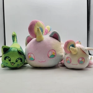 Aphmau MeeMeows Mystery Plush Lot - Celestial Emerald 6" & Rainbow Unicorn 12"  - Picture 1 of 18