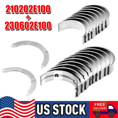 Rodamientos de varilla principal del motor para Hyundai Elantra GT 2011-2016 Kia Fort Soul 1,8/2,0 L Foto 1 de 4