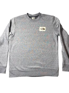 The North Face Mens Size Large Gray Pullover Sweater Soft With Logo - Picture 1 of 5