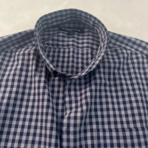 Mizzen + Main Herren Hemd XL Leeward Button Up Trim Fit No Tuck Check Performance - Bild 1 von 6