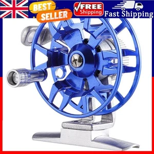 All Metal Fishing Reel Lightweight Ice Fishing Reel Fishing Accessories (Blue) . - Picture 1 of 8