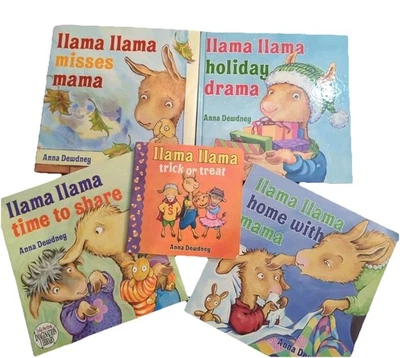 Lot Of 5 Llama Llama Books Large Hardcover/Paper by Anna Dewdney Holidays - Image 1 of 4