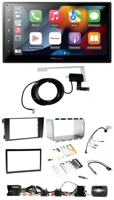 Pioneer Lenkrad USB Bluetooth DAB 2DIN Autoradio für Audi A6 C5 2001-2004 Aktivs - Bild 1 von 4