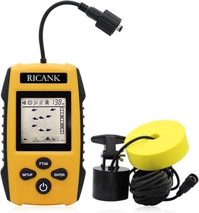 Buscador De Peces Detector Barcos Pesca Sensor Sonda LCD Fishfinder Fish Finder - Picture 1 of 12