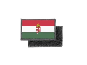 Flag patch printed badge country hungary shield - Picture 1 of 1