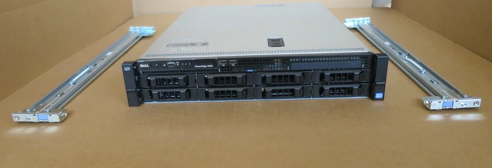 Dell PowerEdge R520 2 x Six-Core XEON E5-2450 96GB Ram 8 x 3.5" 2U Rack Server - Image 1 of 1