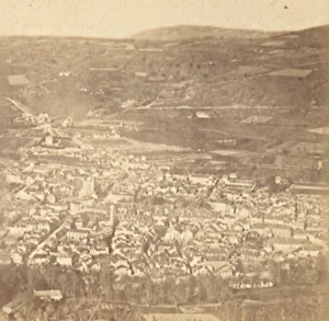 Bagneres de Bigorre France Old stereo Photo 1880 - Picture 1 of 3