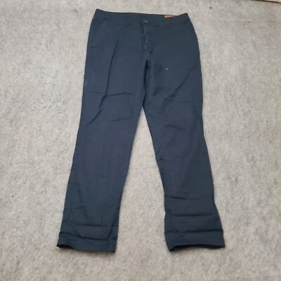 ASOS Pants Mens 32x32 Blue Chino Skinny Casual Flat Front Stretch Pockets Adult - Image 1 of 4