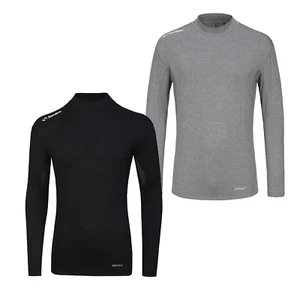 Mens Sondico Mock High Neck Long Sleeve Base Layer - Picture 1 of 9