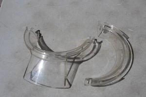 PAIR (2) KitchenAid Stand Mixer K-5A Bowl Pouring Shield Splash Guard Clear - Picture 1 of 7