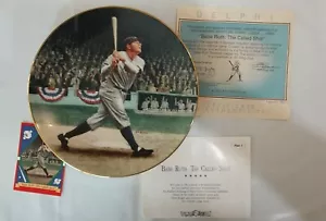 Placa recortada en oro 22kt Babe Ruth - The Called Shot / Bradford Exchange - Imagen 1 de 9