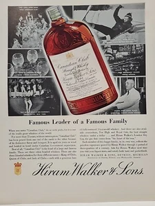1935 Canadian Club Whiskey Fortune rivista stampa pubblicità Hiram Walker - Foto 1 di 3