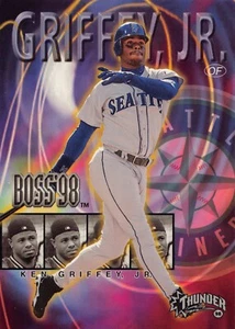 KEN GRIFFEY JR 1998 CIRCA THUNDER BOSS CARD 7 OF 20 MARINERS - Picture 1 of 2