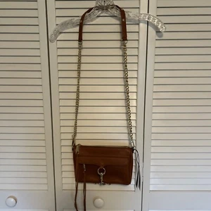 Rebecca Minkoff Mini Mac Crossbody Cognac Neu mit Etikett - Bild 1 von 7