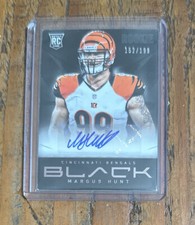 2013 Panini Black Rookie Signatures #162 Margus Hunt Bengals 152/199 NFL