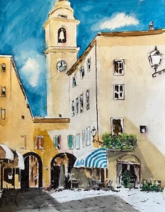 Painting in watercolor original. NOT a print it is handpainted. stock#410116 - Picture 1 of 2