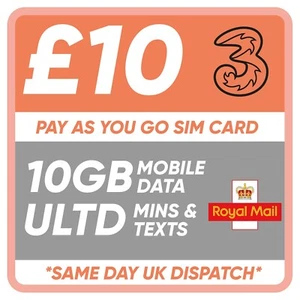 TRE SCHEDE SIM NANO (3) - PAY AS YOU GO - ADATTE A TUTTI I TELEFONI - Foto 1 di 6