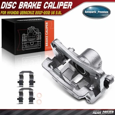 Pinza de freno de disco con soporte para conductor trasero izquierdo hyundai veracruz 2007-2012 Foto 1 de 4