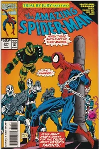 AMAZING SPIDER-MAN 384 MARVEL 1992 VENOM CARNAGE TRIAL BY JURY PART 2 - Picture 1 of 2
