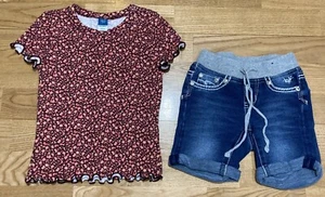 Girl's Land's End Striped Long Underwear Size L 10-12 EUC - Picture 1 of 7