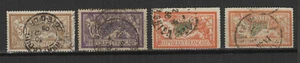 France 1900-07 type Merson 4 timbres oblitérés /TR9642 - Picture 1 of 1