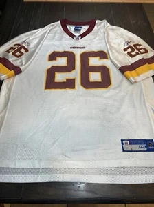 Washington Redskins Jersey Clinton Portis Mens Size 2XL Reebok White - Picture 1 of 15