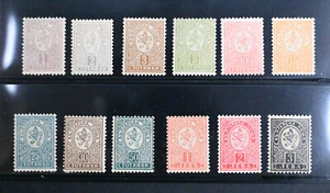 Bulgaria Scott # 28-37, 41-42 F-VF OG Hinged, a few NH Stamp Cat $147 Crown Lion - Picture 1 of 2