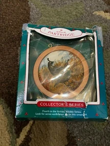 Vtg Hallmark Ornament California Partridge Bird Holiday Wildlife Series 1985 - Picture 1 of 4