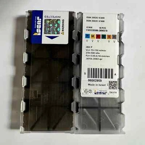 ISCAR / DGN2002C IC908 / Hartmetalleinsätze 10 Stück - Bild 1 von 1