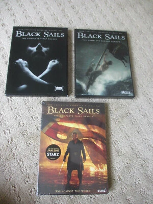 BLACK SAILS Seasons 1-3 on DVD  STARZ * - Image 1 of 3