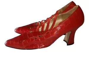 Scarpa elegante donna Moda España rossa. Taglia 10M - Foto 1 di 10