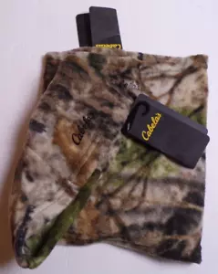 CABELA'S FLEECE NECK GAITER/BEANIE COMBO. ORIGINAL. ZONZ WOODLAND CAM0 - Picture 1 of 3